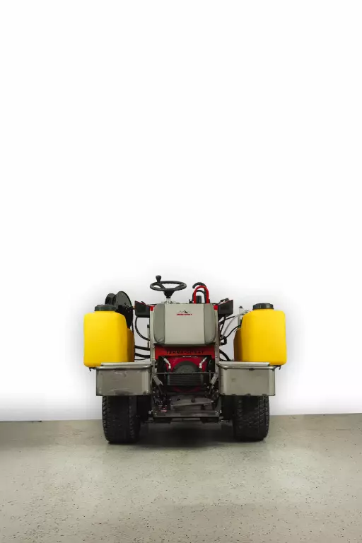 TS-500 - slide-out tanks extended for maintenance